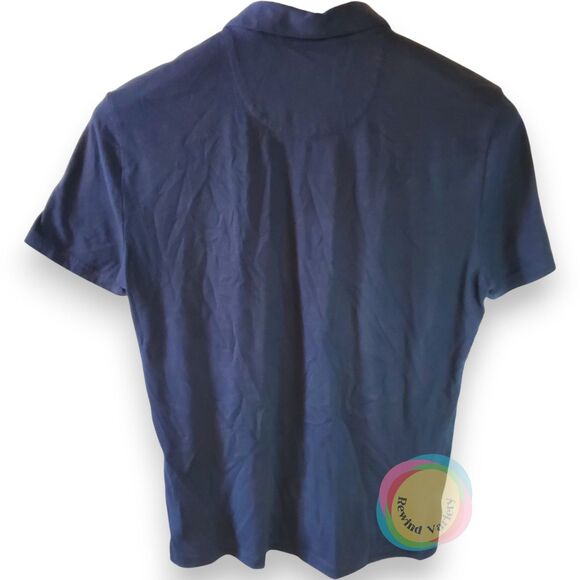 Original Penguin Polo Shirt Mens M Golf Preppy Geometric Weave Heritage Slim Fit - Picture 2 of 11